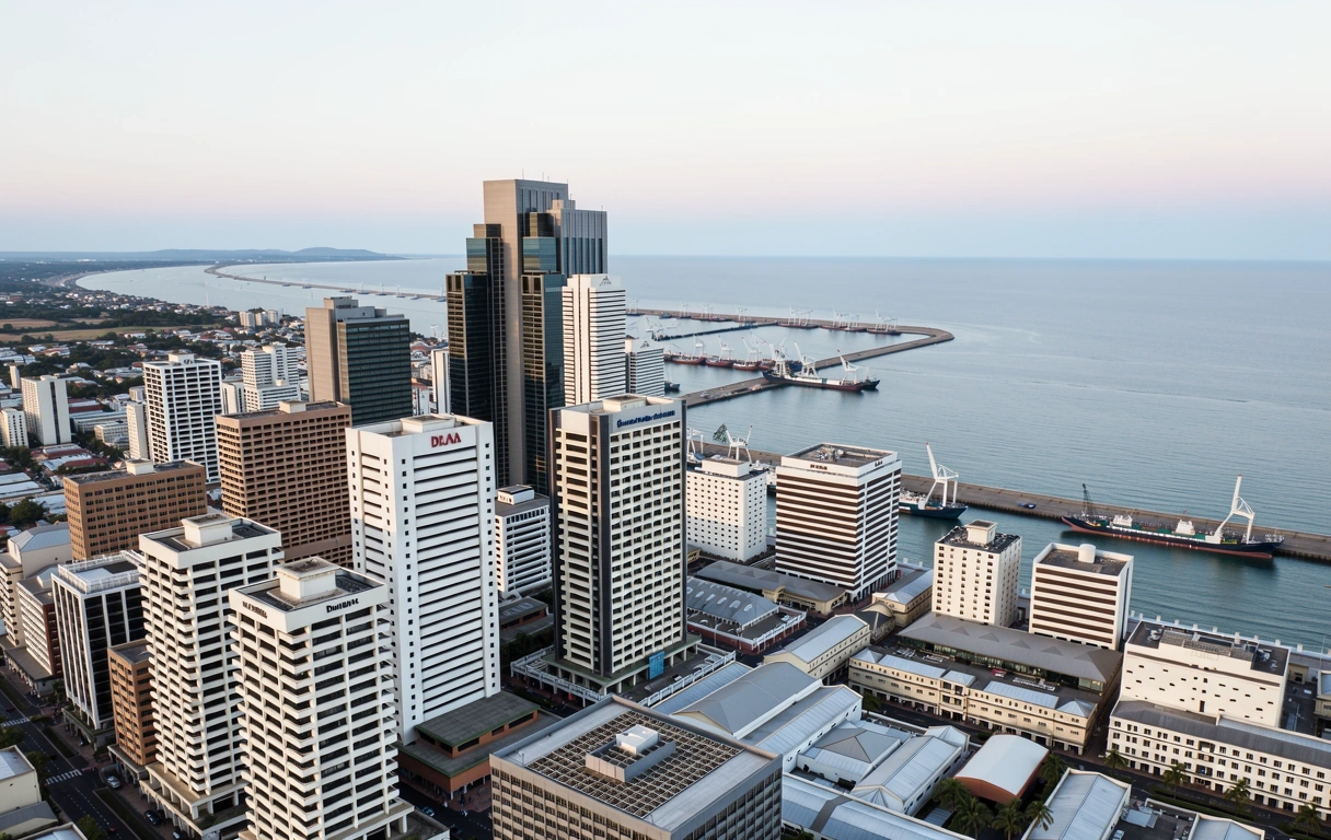Durban South Africa Skyline
